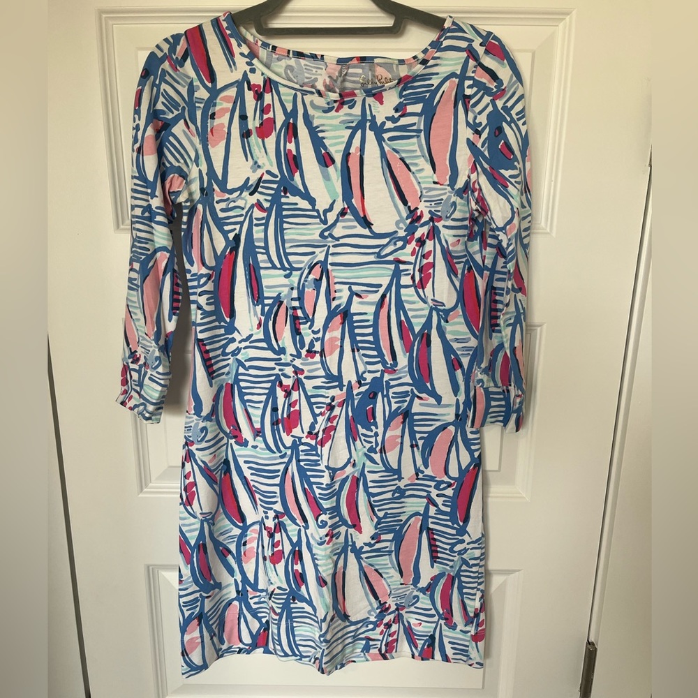 Lilly Pulitzer Red Right Return Marlowe dress